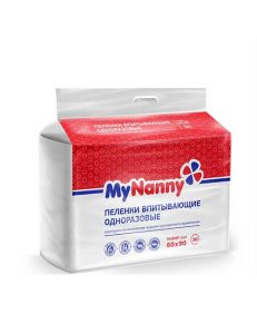 Пеленка впитывающая одноразовая 60*90 см "My Nanny", Medmil (Медмил), 1 шт