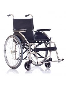 Кресло коляска для инвалидов BASE 100 AL, алюминиевая рама, пневмо, Ortonica